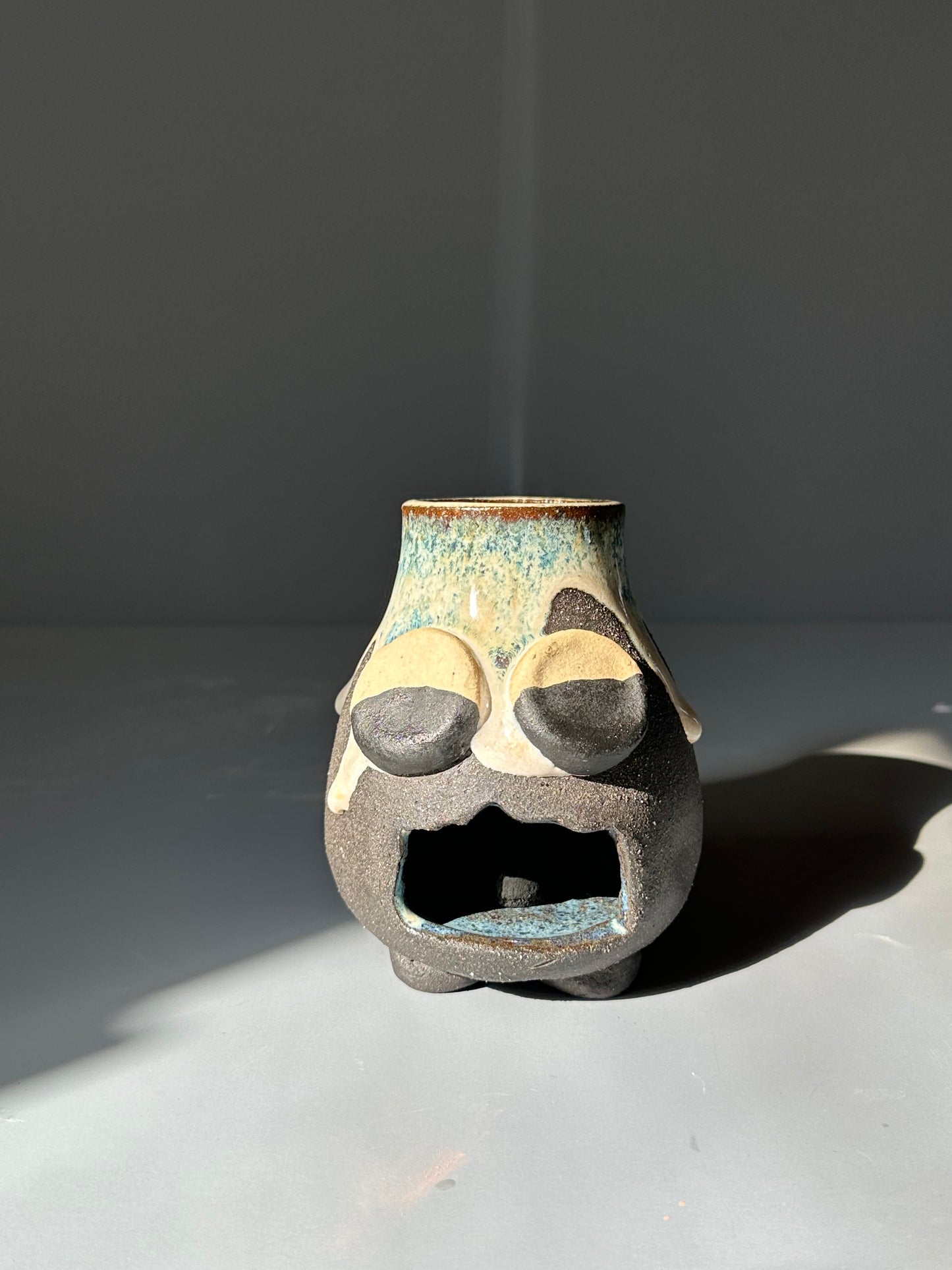 Scared Little Dude Incense Holder #3