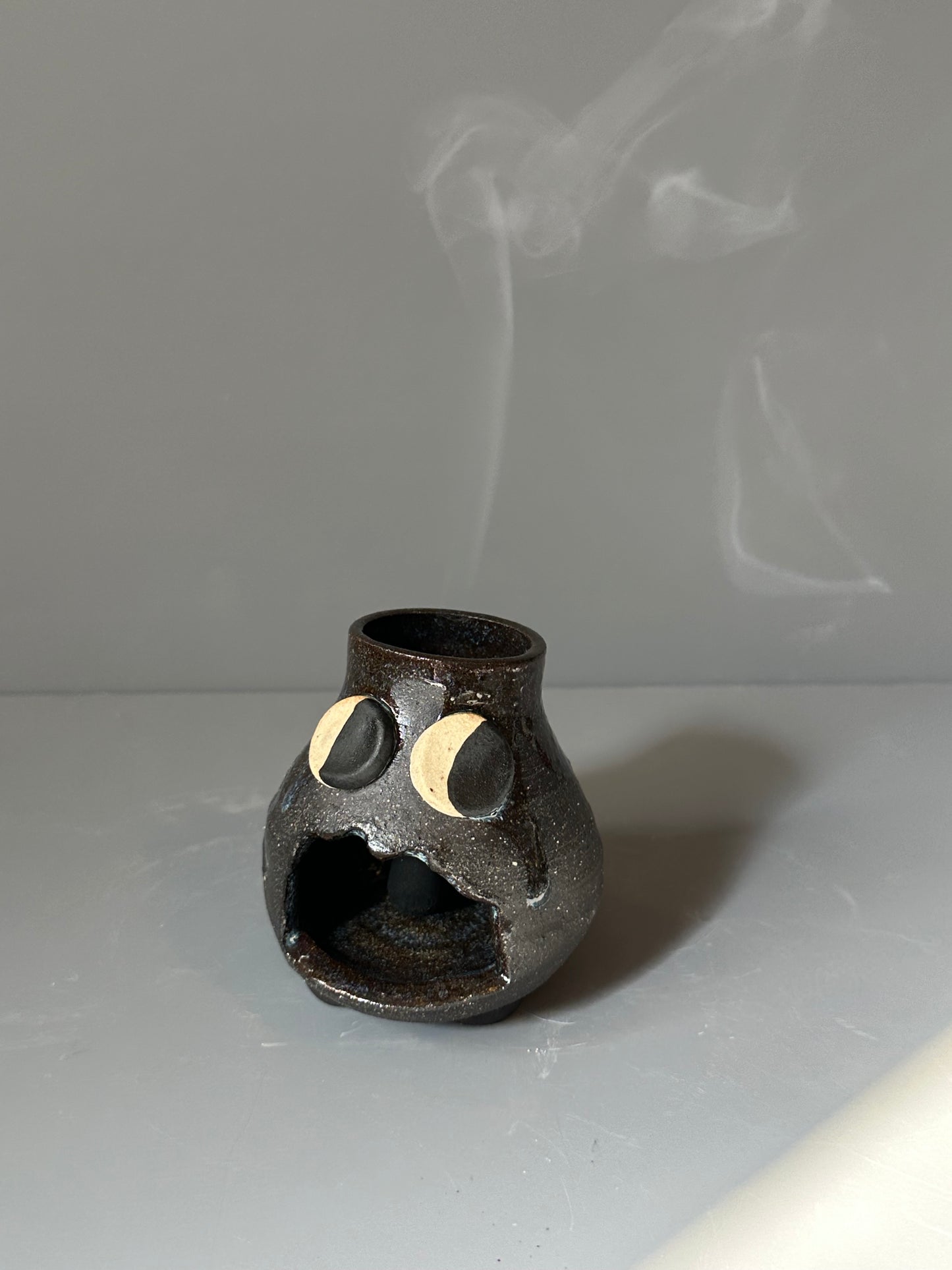 Scared Little Dude Incense Holder