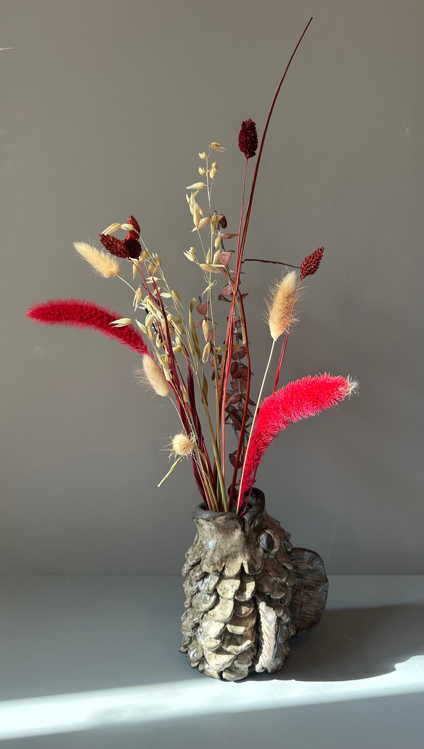 Handbuilt Small Fish Vase